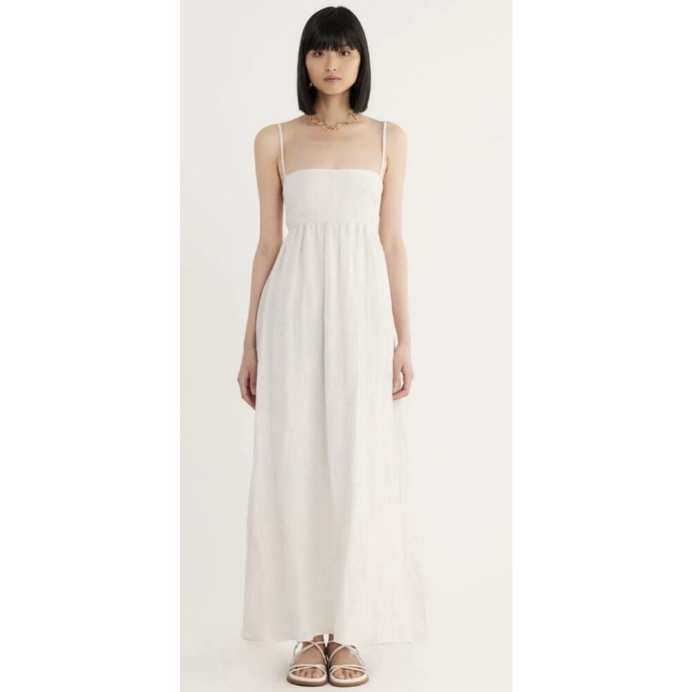 RUMER $329 The Label DELPHINE MAXI Peasant Bohemian Dress Sz Medium NWT REVOLE